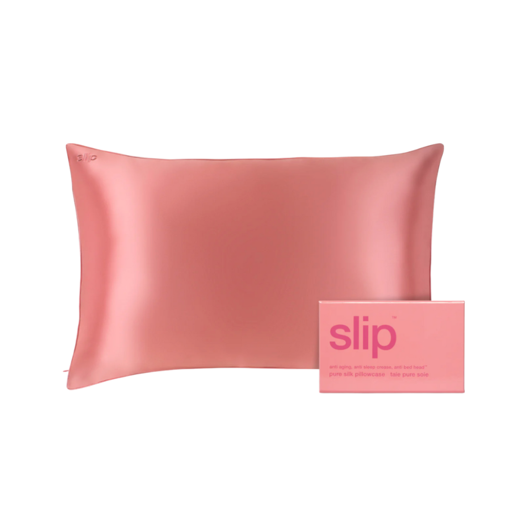 Slip PINK QUEEN ZIPPERED PILLOWCASE